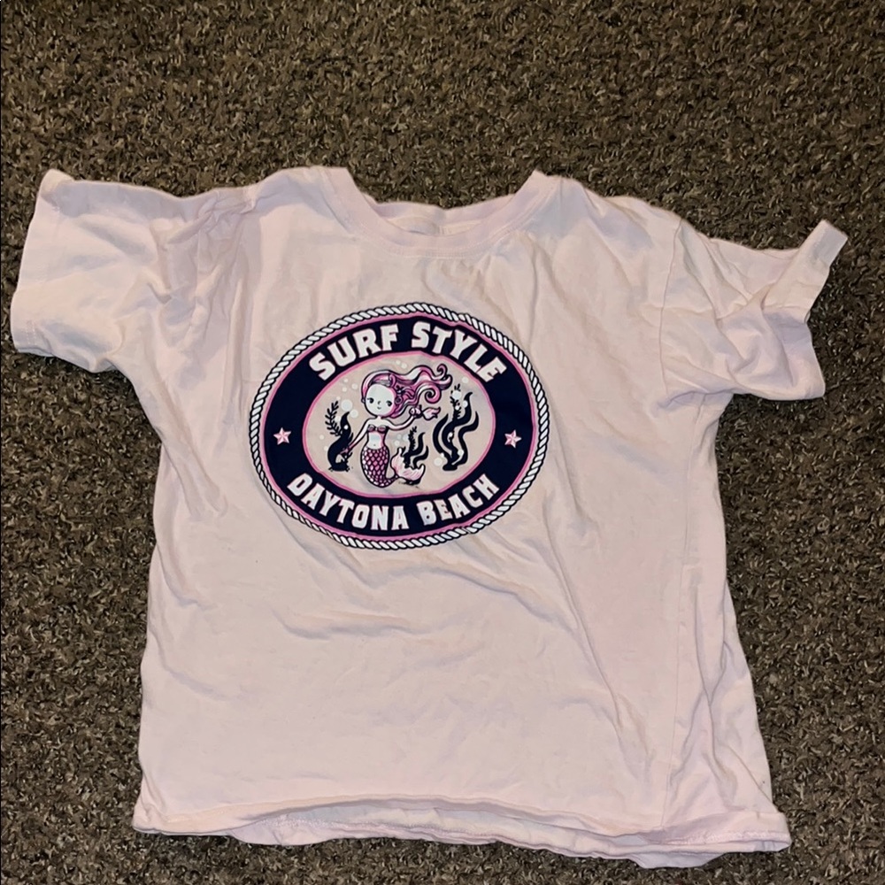 Surf Style Light Pink Tee